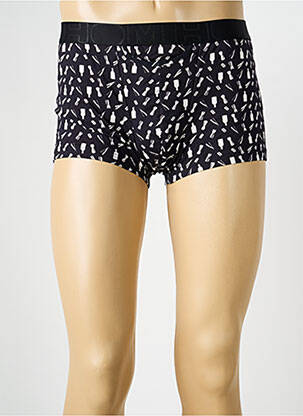 Boxer imprimé fantaisie noir HOM homme