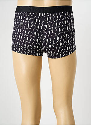 Boxer imprimé fantaisie noir HOM homme