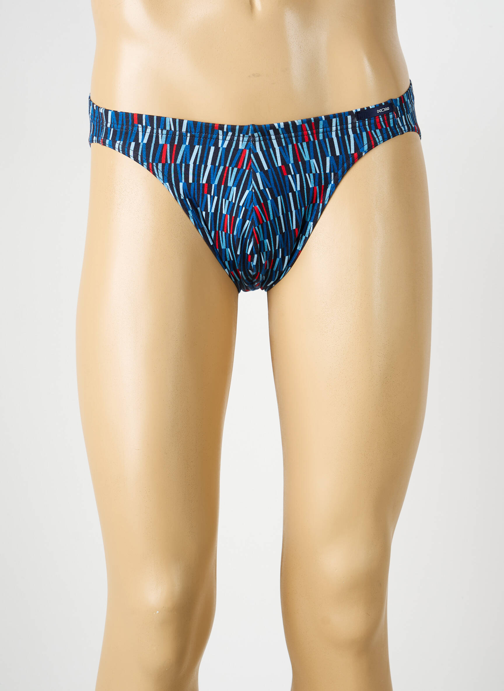 Slip imprimé fantaisie bleu HOM homme