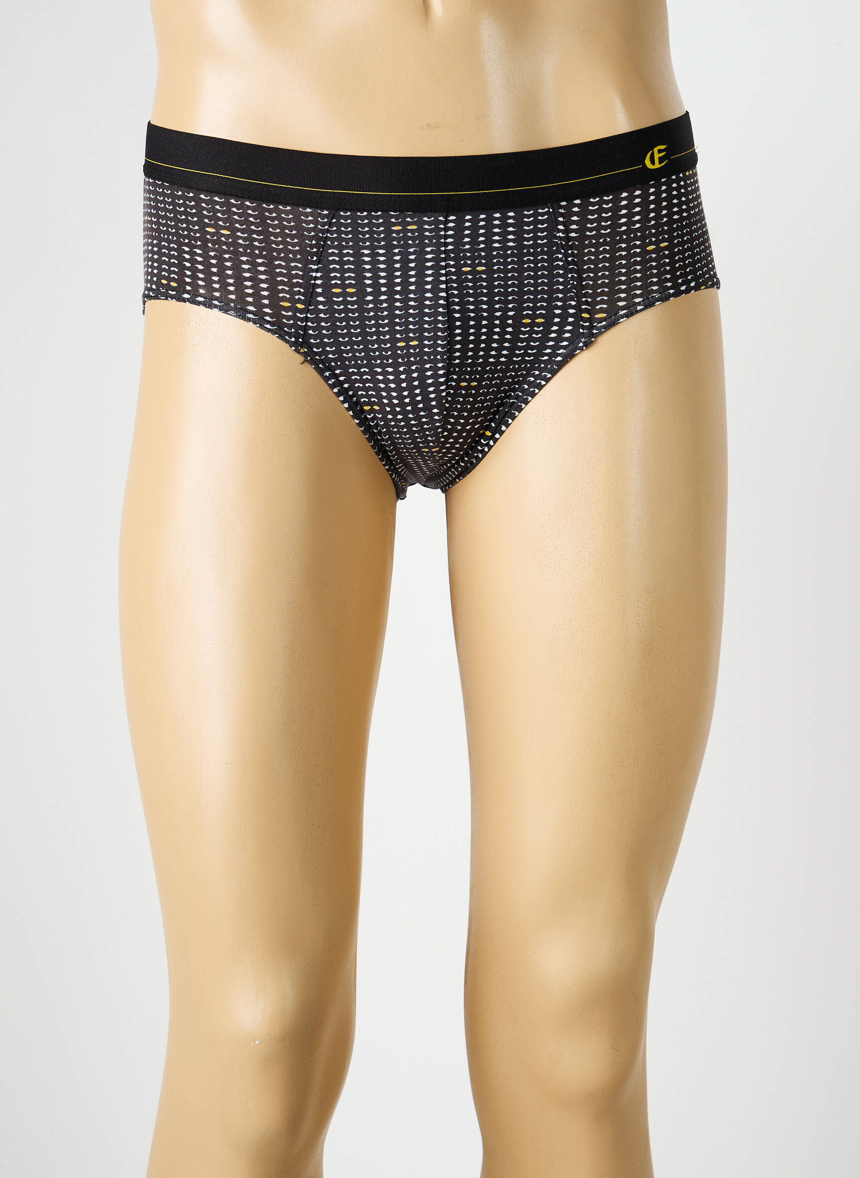 Slip imprimé fantaisie noir EMINENCE homme