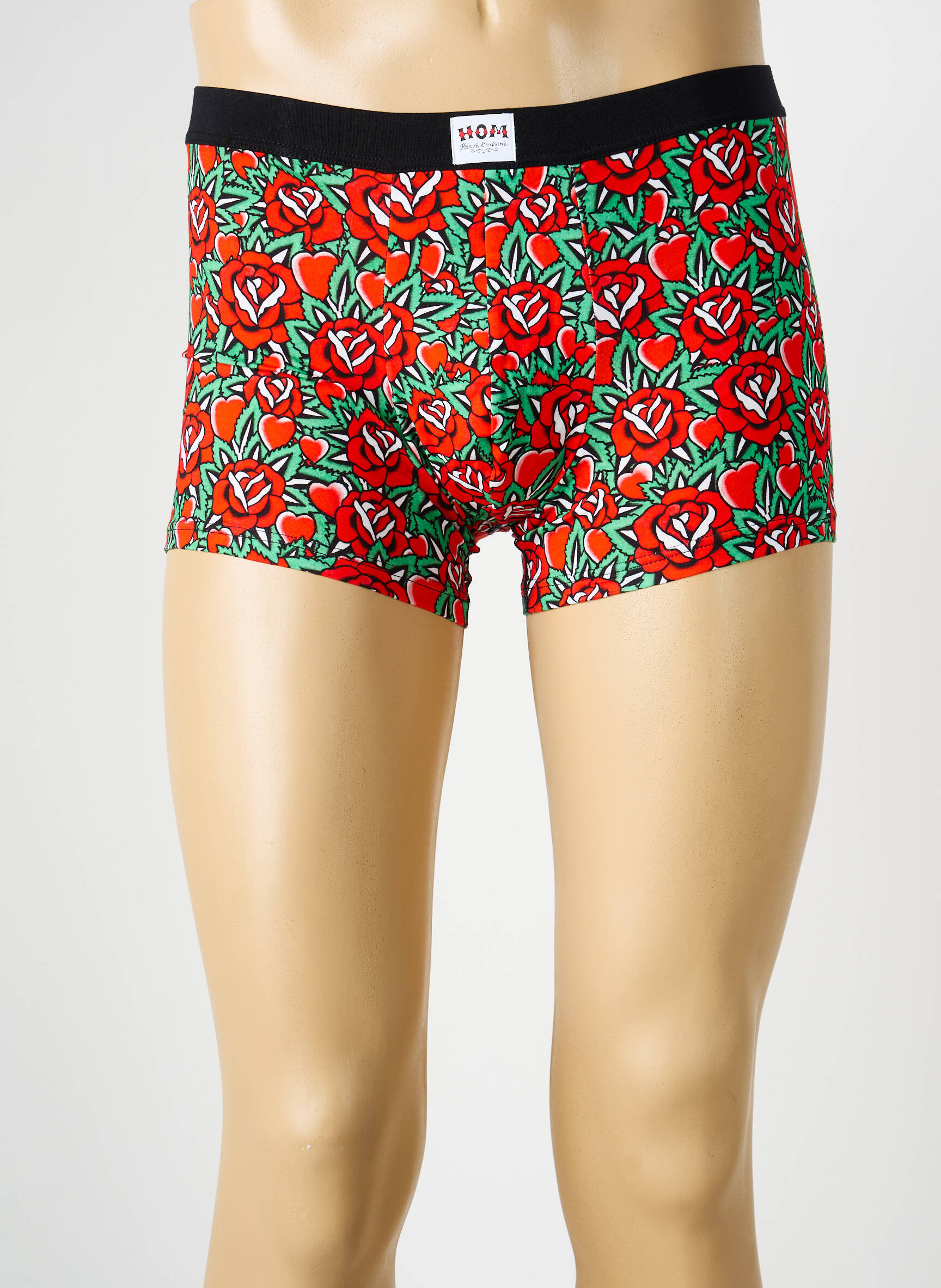 Boxer stretch rouge HOM homme