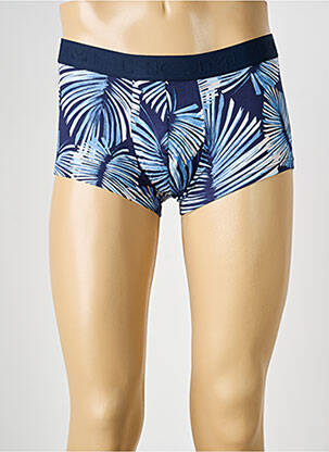 Boxer imprimé fantaisie bleu HOM homme