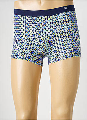 Boxer imprimé fantaisie bleu HOM homme