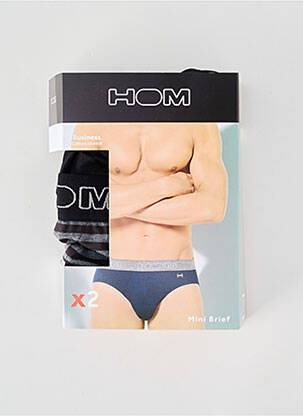 Slip tissage chiné gris HOM homme