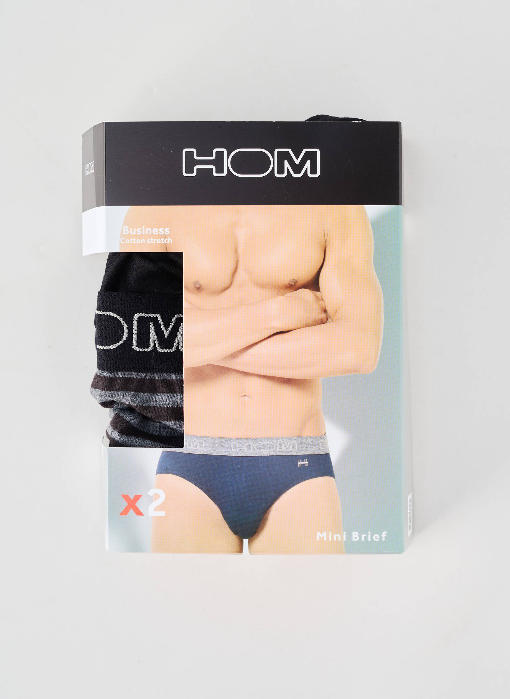 Slip tissage chiné gris HOM homme