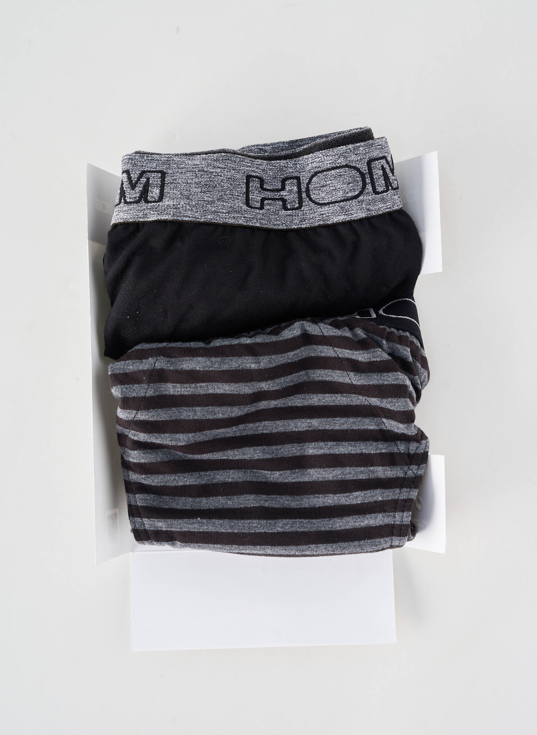 Slip tissage chiné gris HOM homme