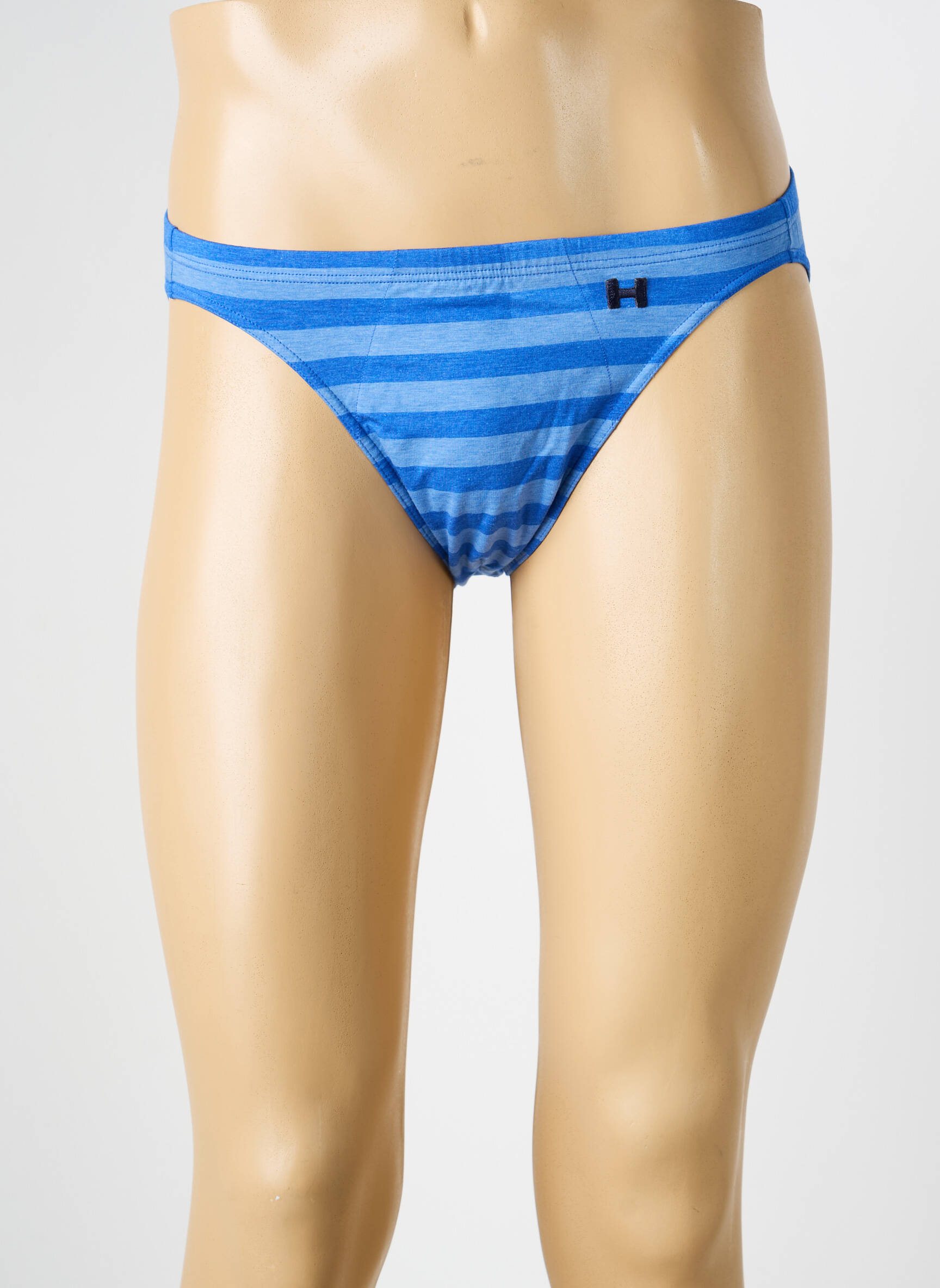 Slip tissage chiné bleu HOM homme