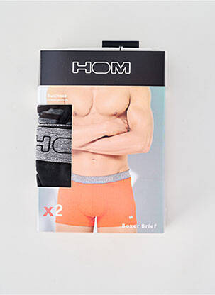 Boxer stretch noir HOM homme