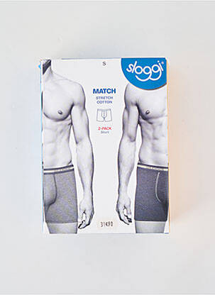 Boxer stretch gris SLOGGI homme