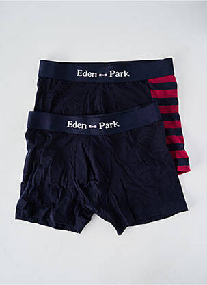 Boxer stretch noir EDEN PARK homme