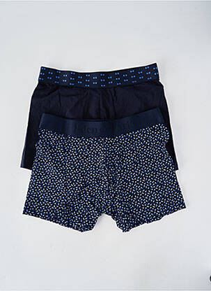 Boxer imprimé fantaisie bleu EDEN PARK homme