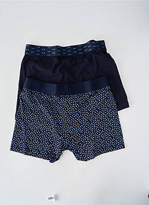 Boxer imprimé fantaisie bleu EDEN PARK homme