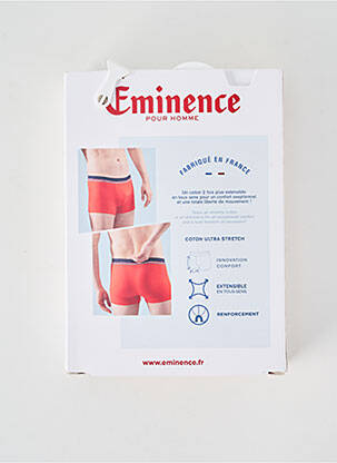Boxer imprimé fantaisie bleu EMINENCE homme