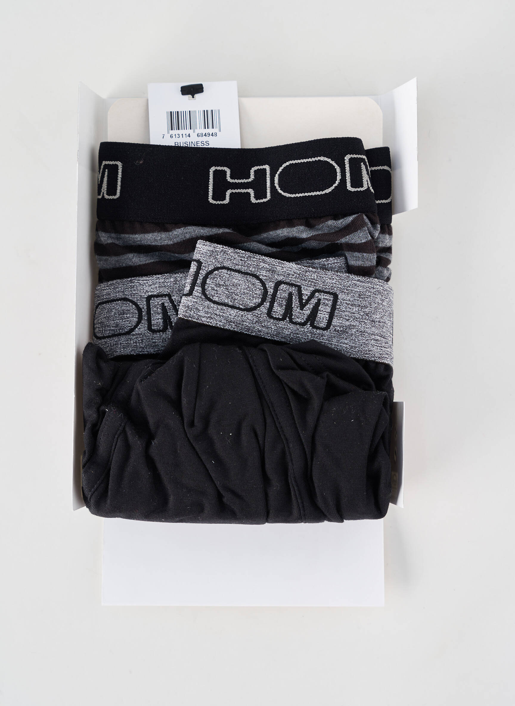Boxer stretch noir HOM homme
