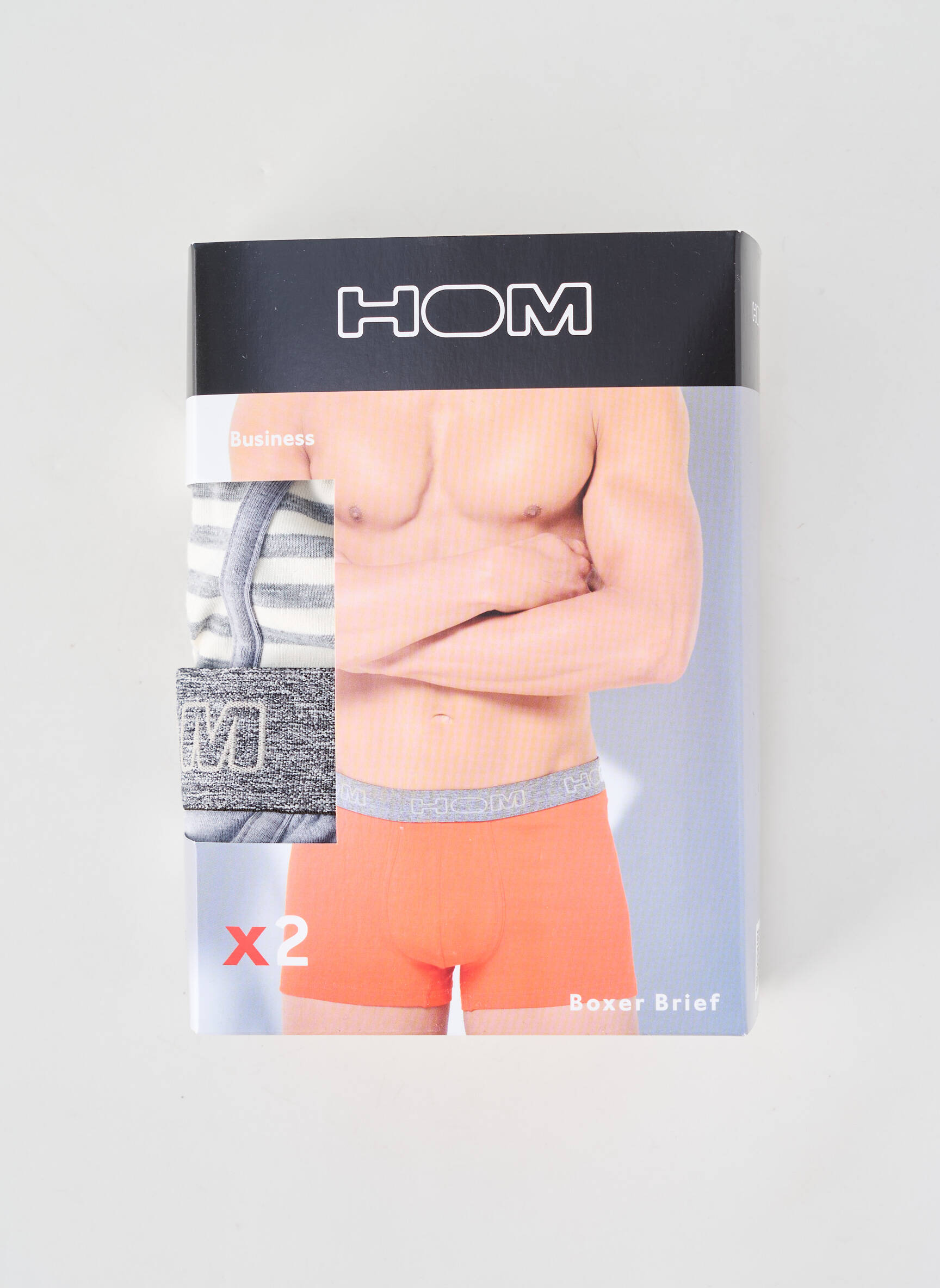 Boxer stretch gris HOM homme