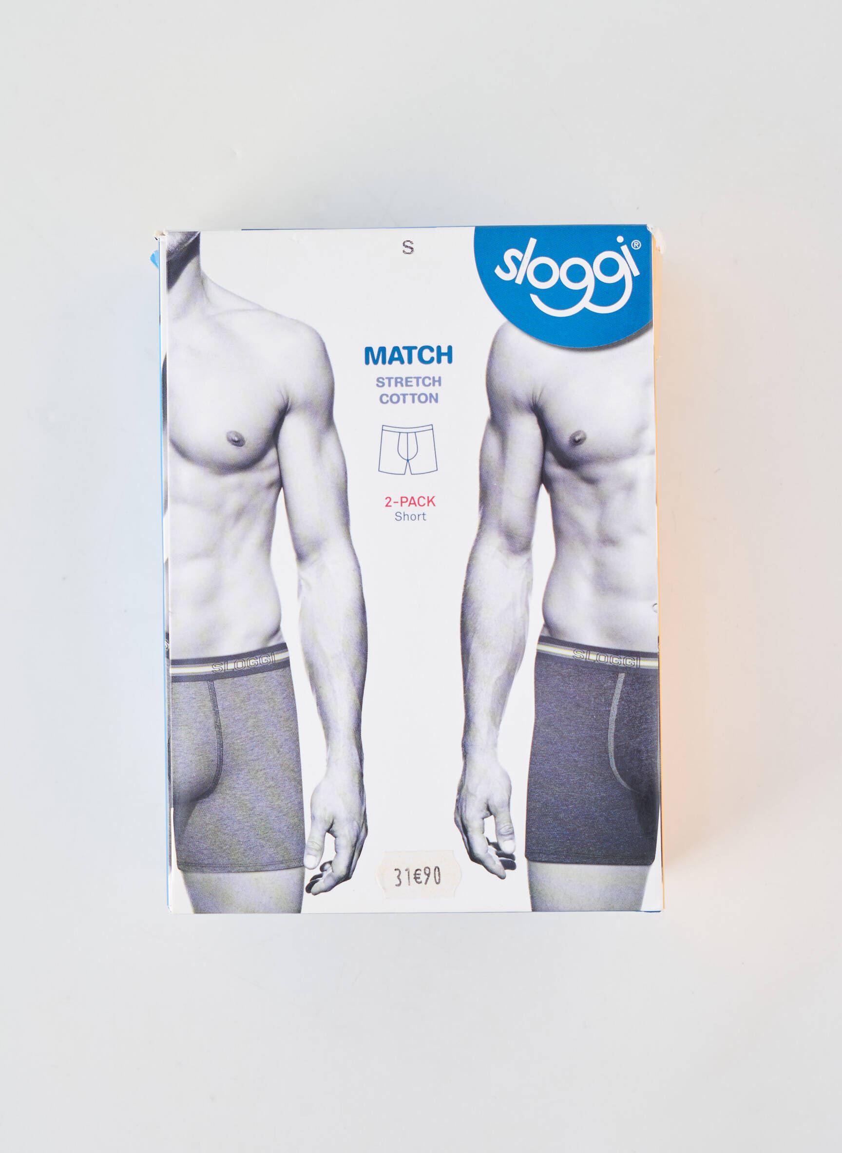 Boxer stretch gris SLOGGI homme