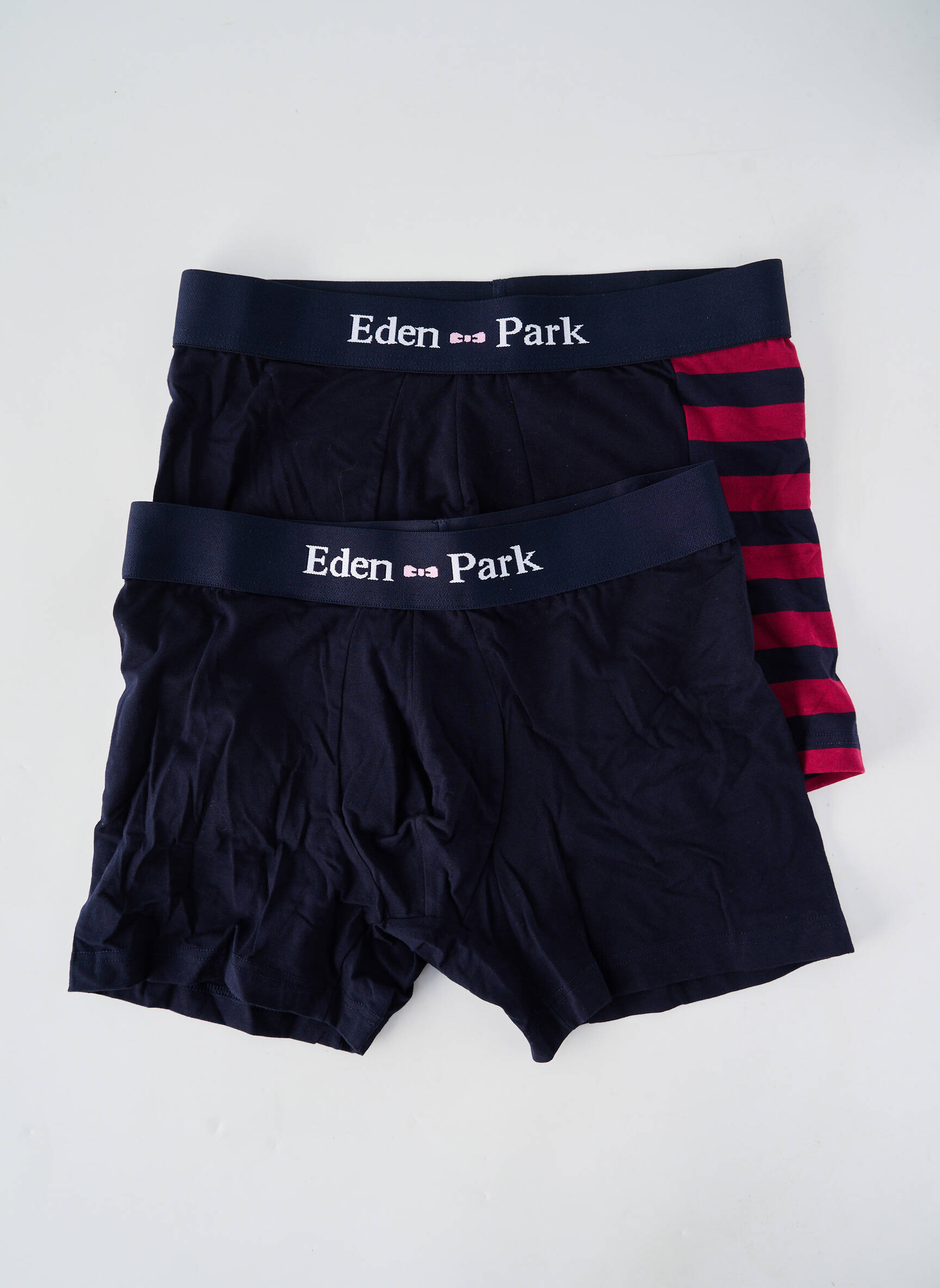 Boxer stretch noir EDEN PARK homme