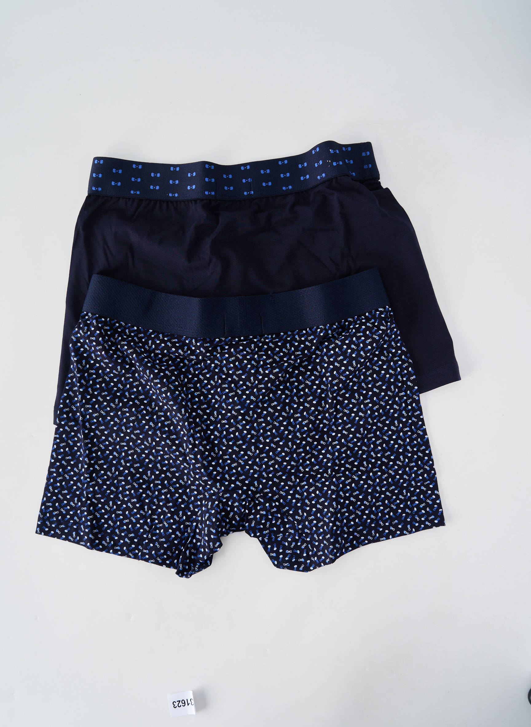 Boxer imprimé fantaisie bleu EDEN PARK homme