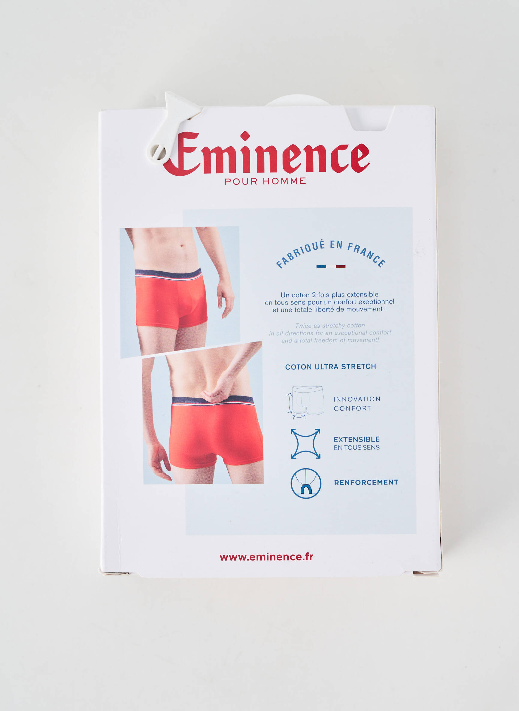 Boxer imprimé fantaisie bleu EMINENCE homme