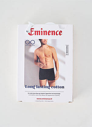 Boxer stretch noir EMINENCE homme