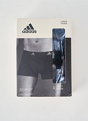Boxer stretch noir ADIDAS homme