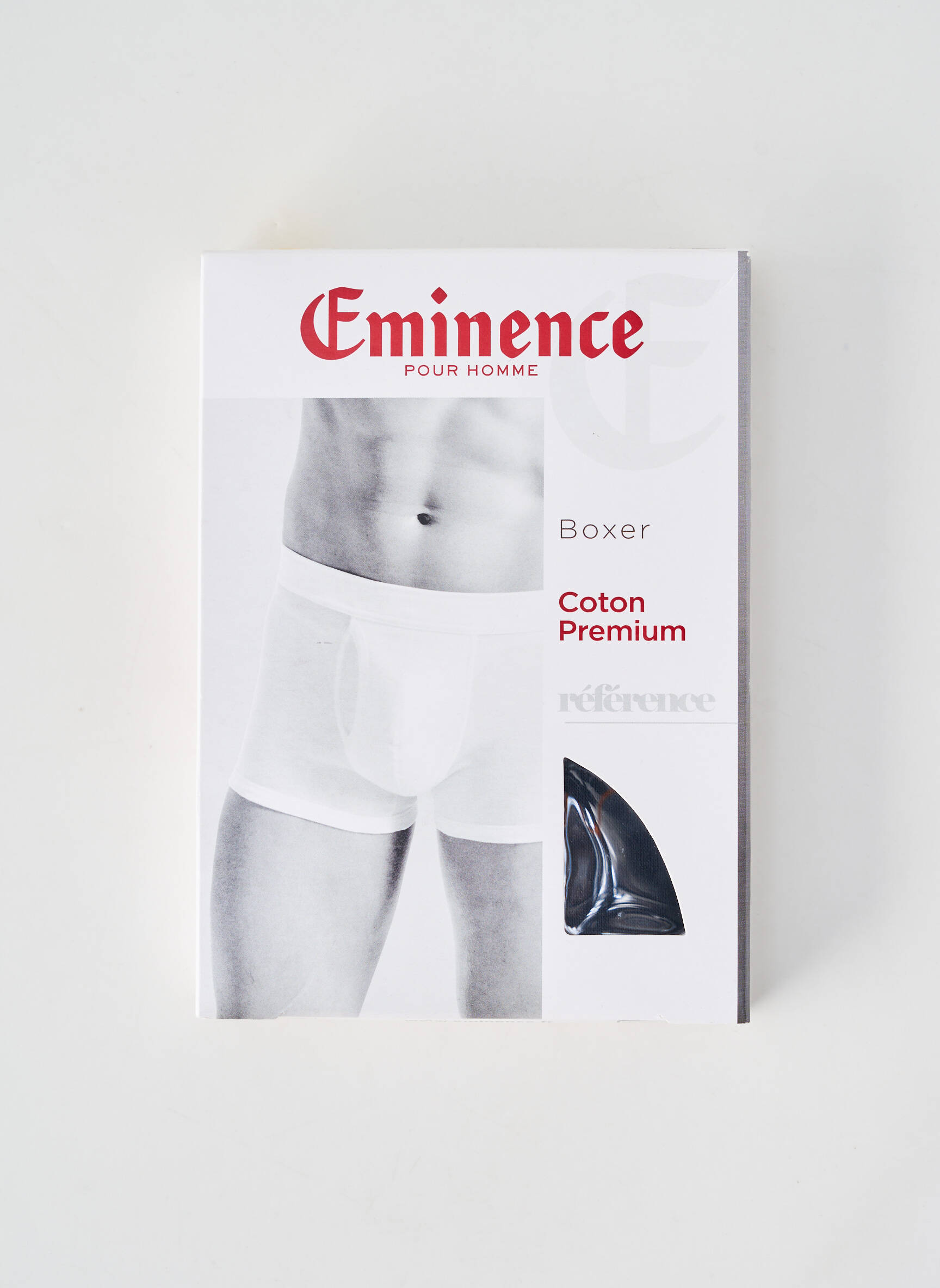 Boxer stretch noir EMINENCE homme