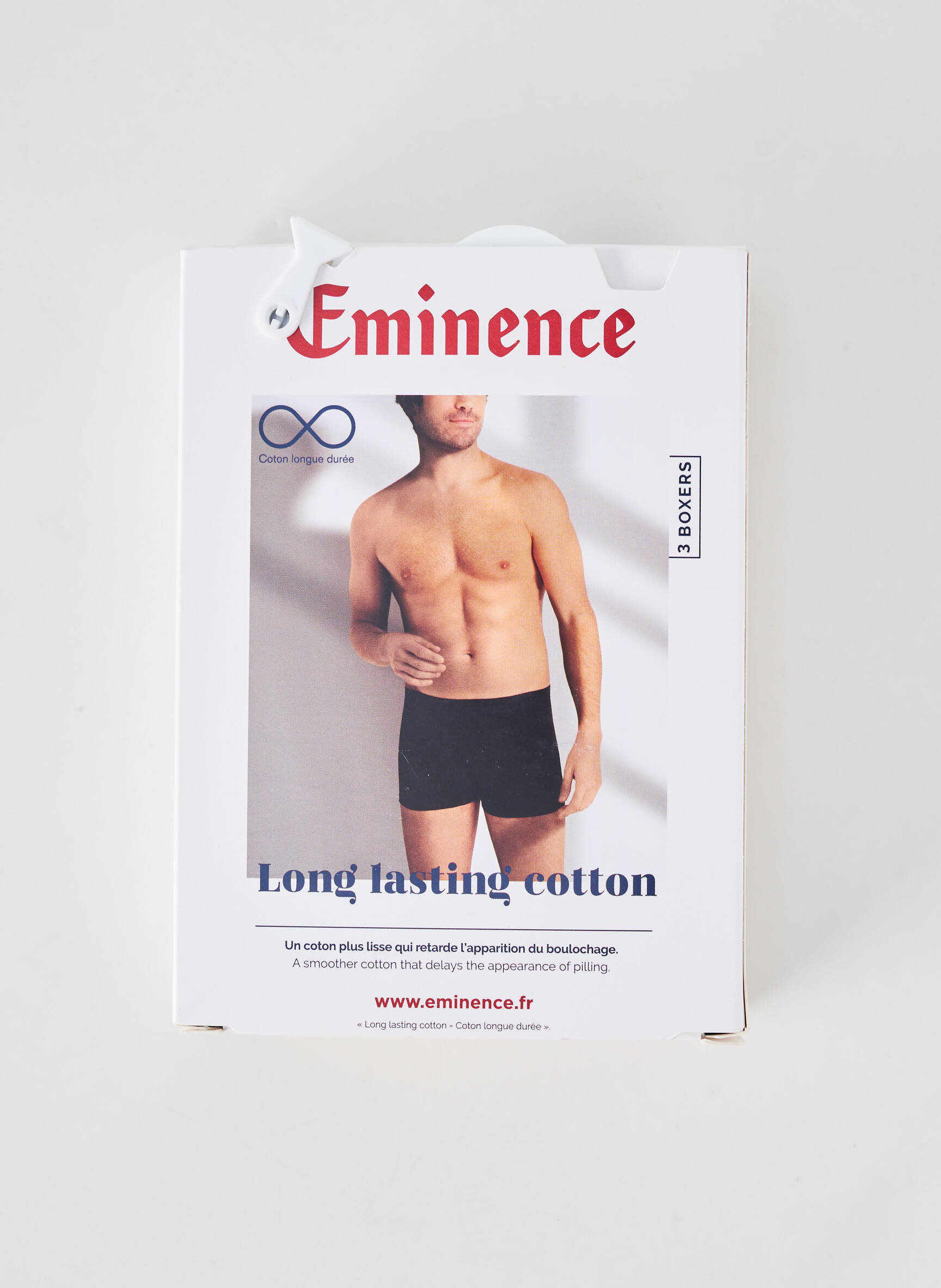 Boxer stretch noir EMINENCE homme