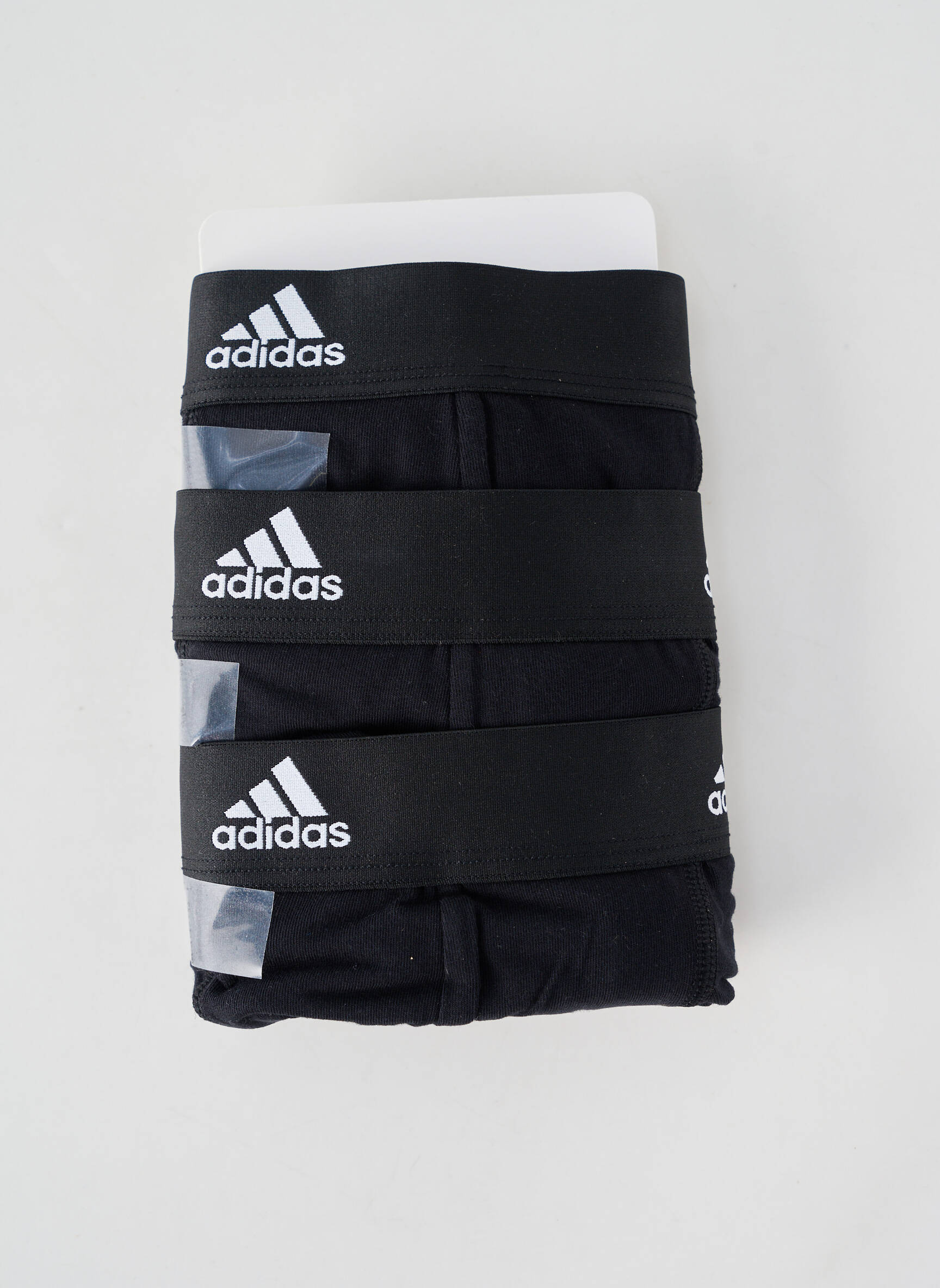 Boxer stretch noir ADIDAS homme