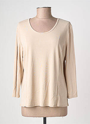T-shirt manches longues manches longues beige GEVANA femme