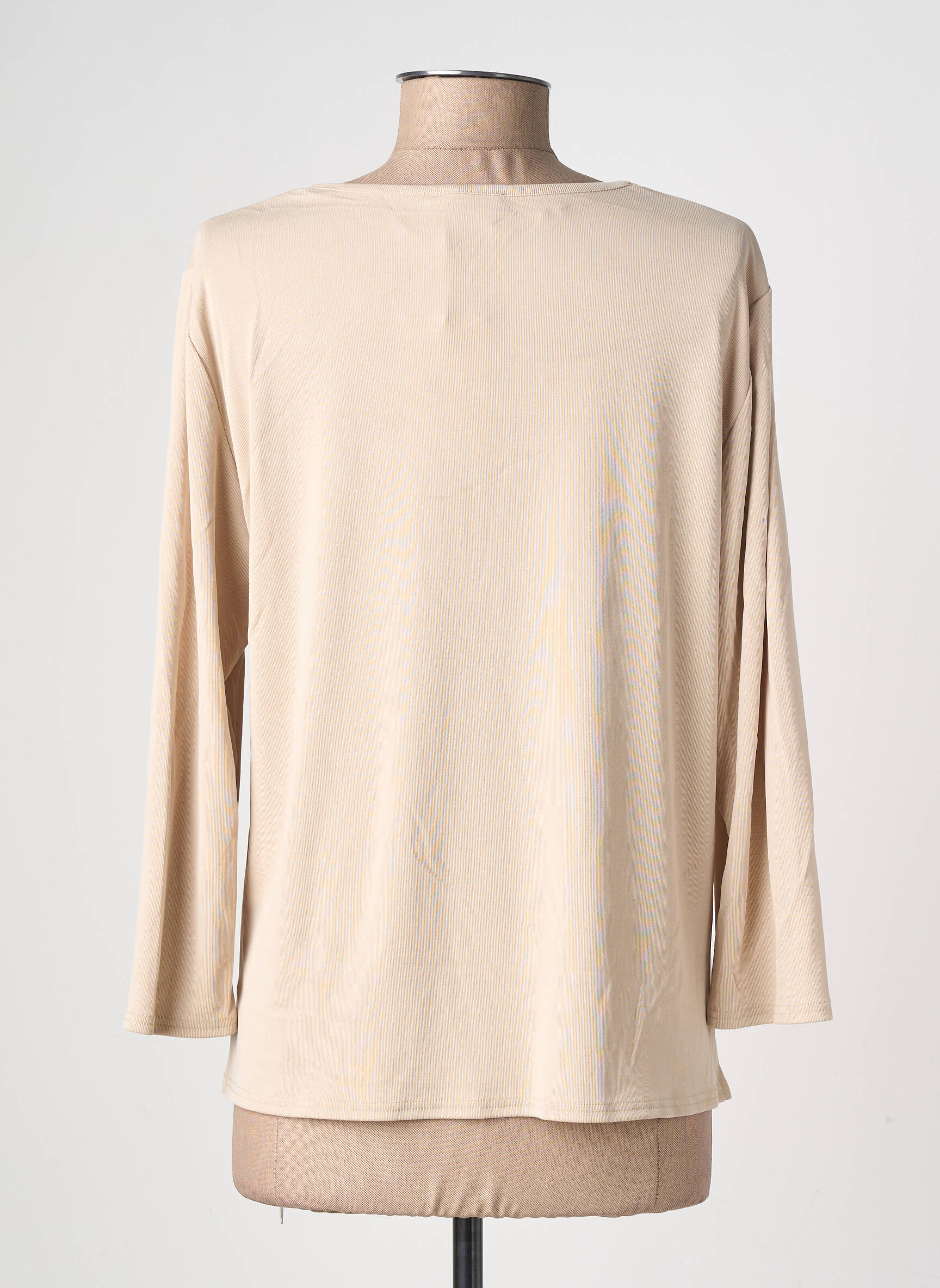 T-shirt manches longues manches longues beige GEVANA femme
