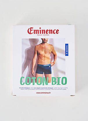 Boxer stretch bleu EMINENCE homme