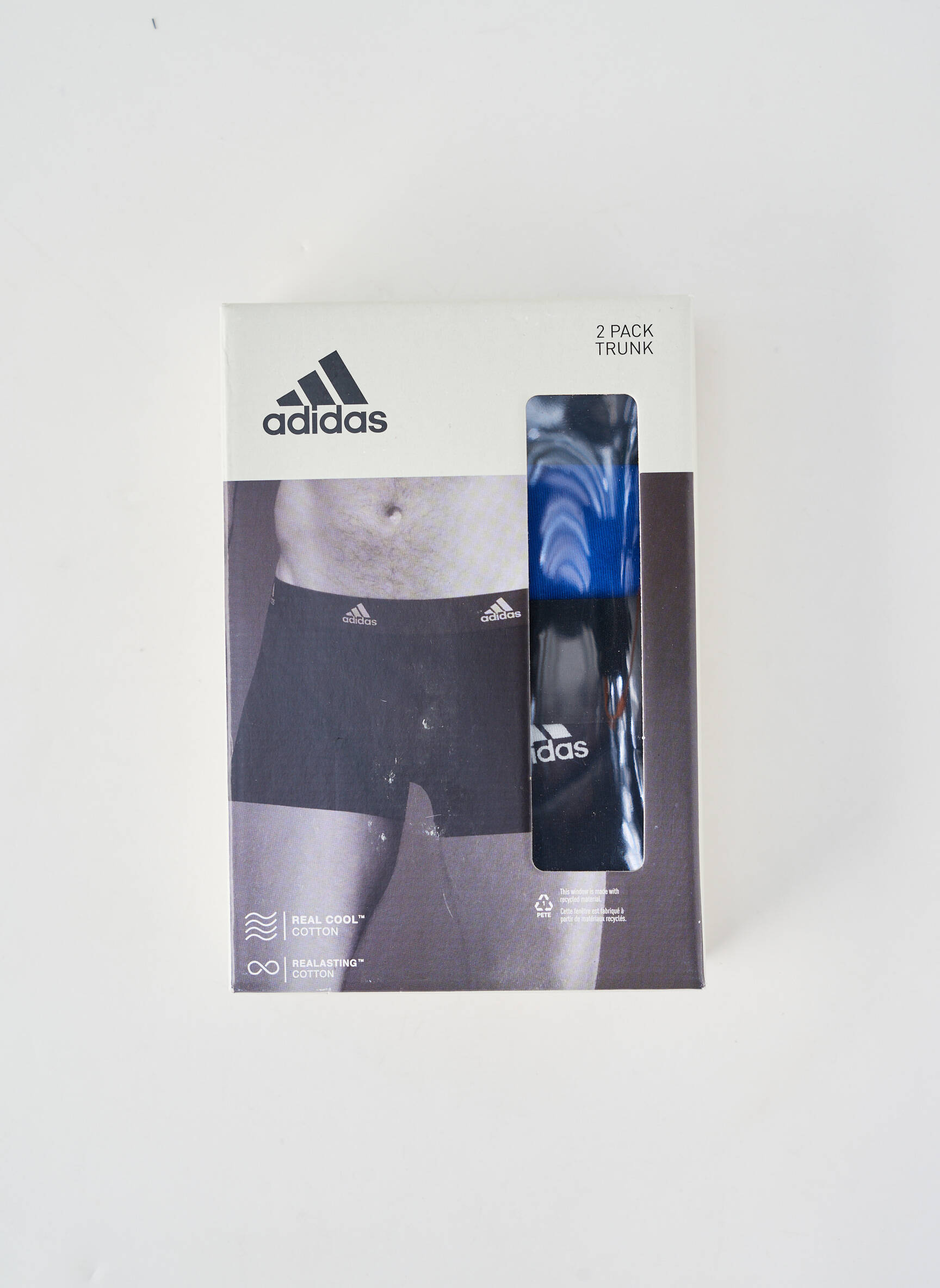 Boxer stretch noir ADIDAS homme