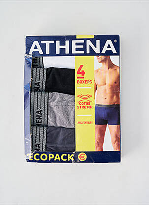Boxer stretch gris ATHENA homme