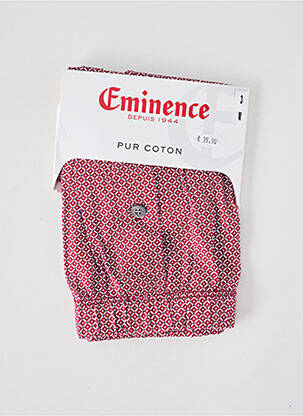 Caleçon stretch rouge EMINENCE homme