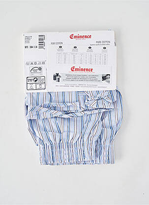 Caleçon stretch bleu EMINENCE homme