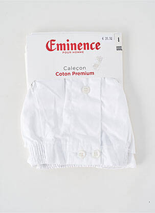 Caleçon stretch blanc EMINENCE homme