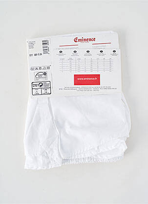 Caleçon stretch blanc EMINENCE homme