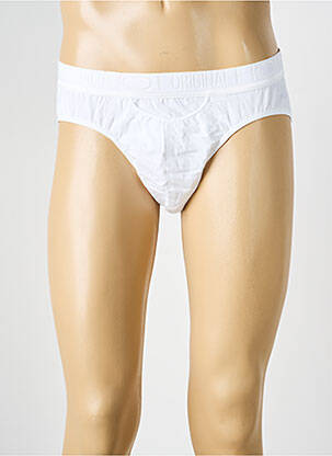 Slip stretch blanc HOM homme