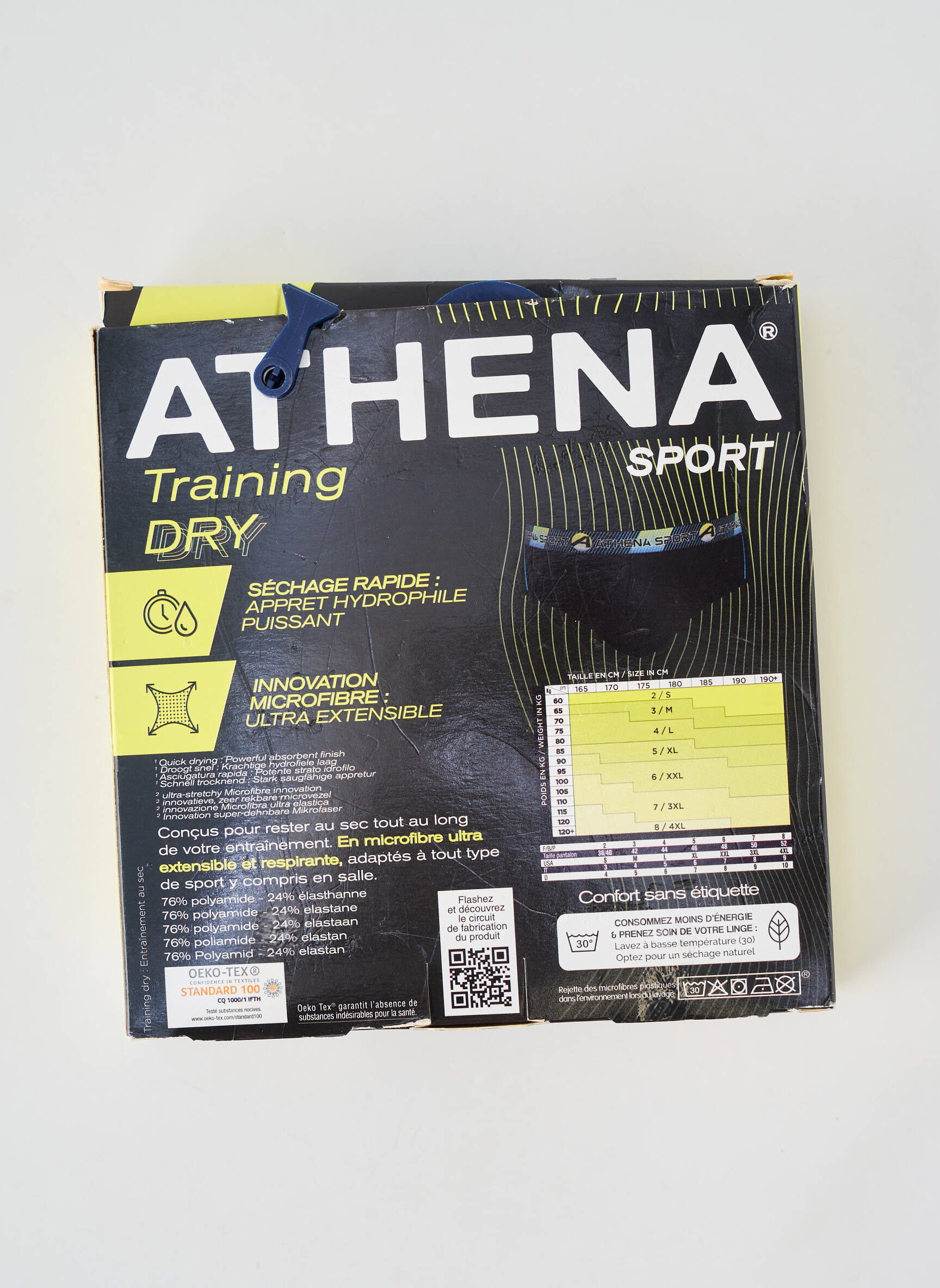 Slip stretch noir ATHENA homme