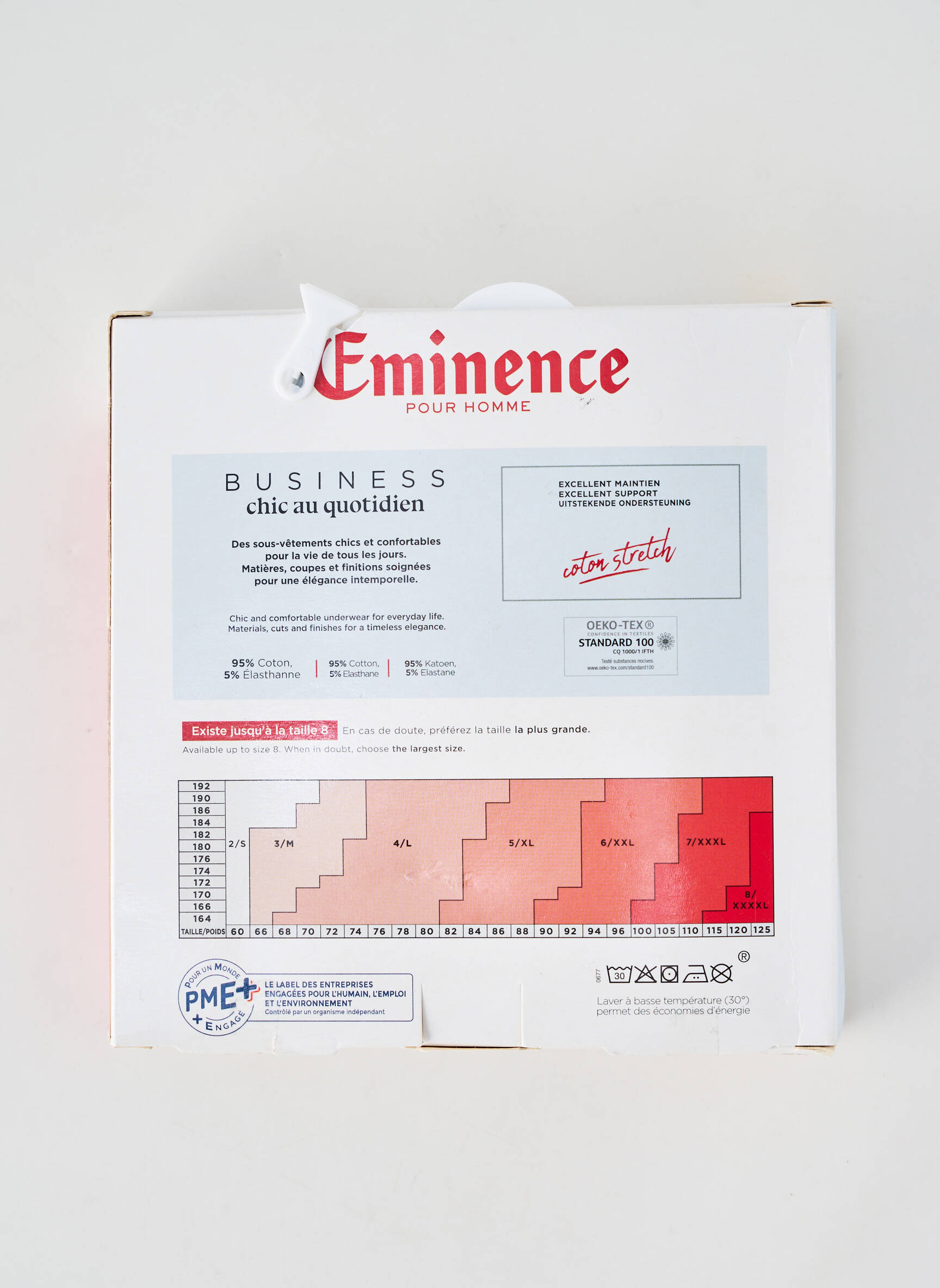 Slip imprimé fantaisie noir EMINENCE homme