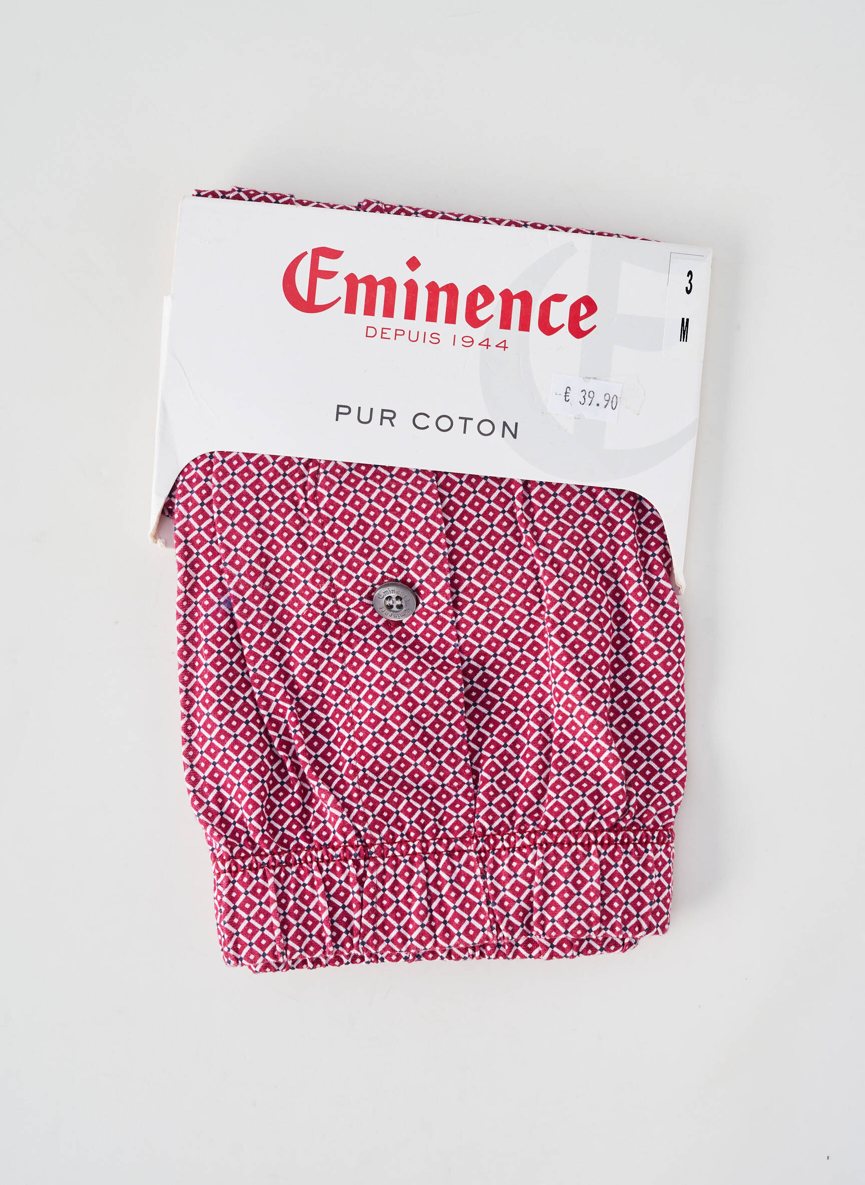 Caleçon stretch rouge EMINENCE homme