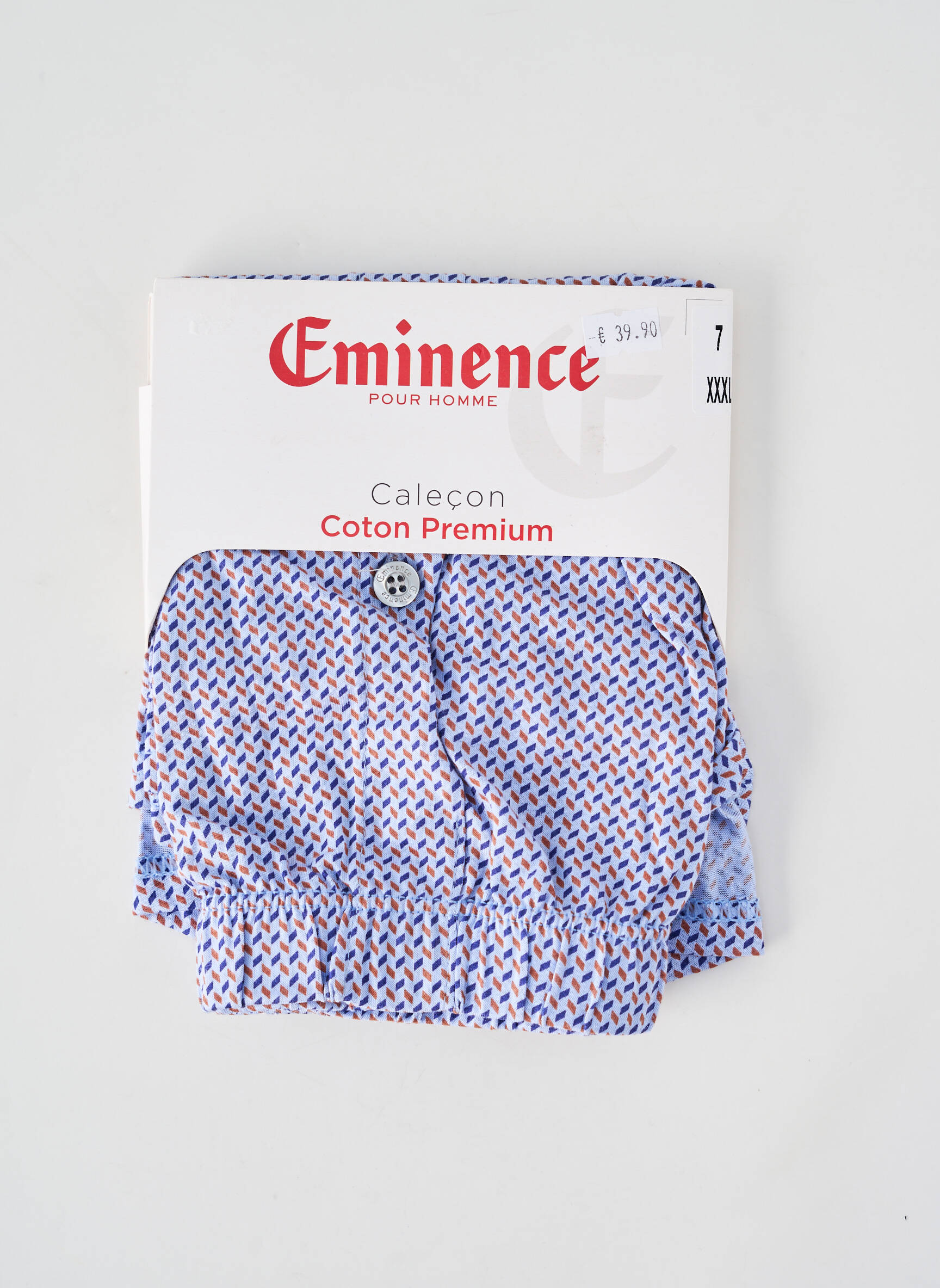 Caleçon stretch bleu EMINENCE homme