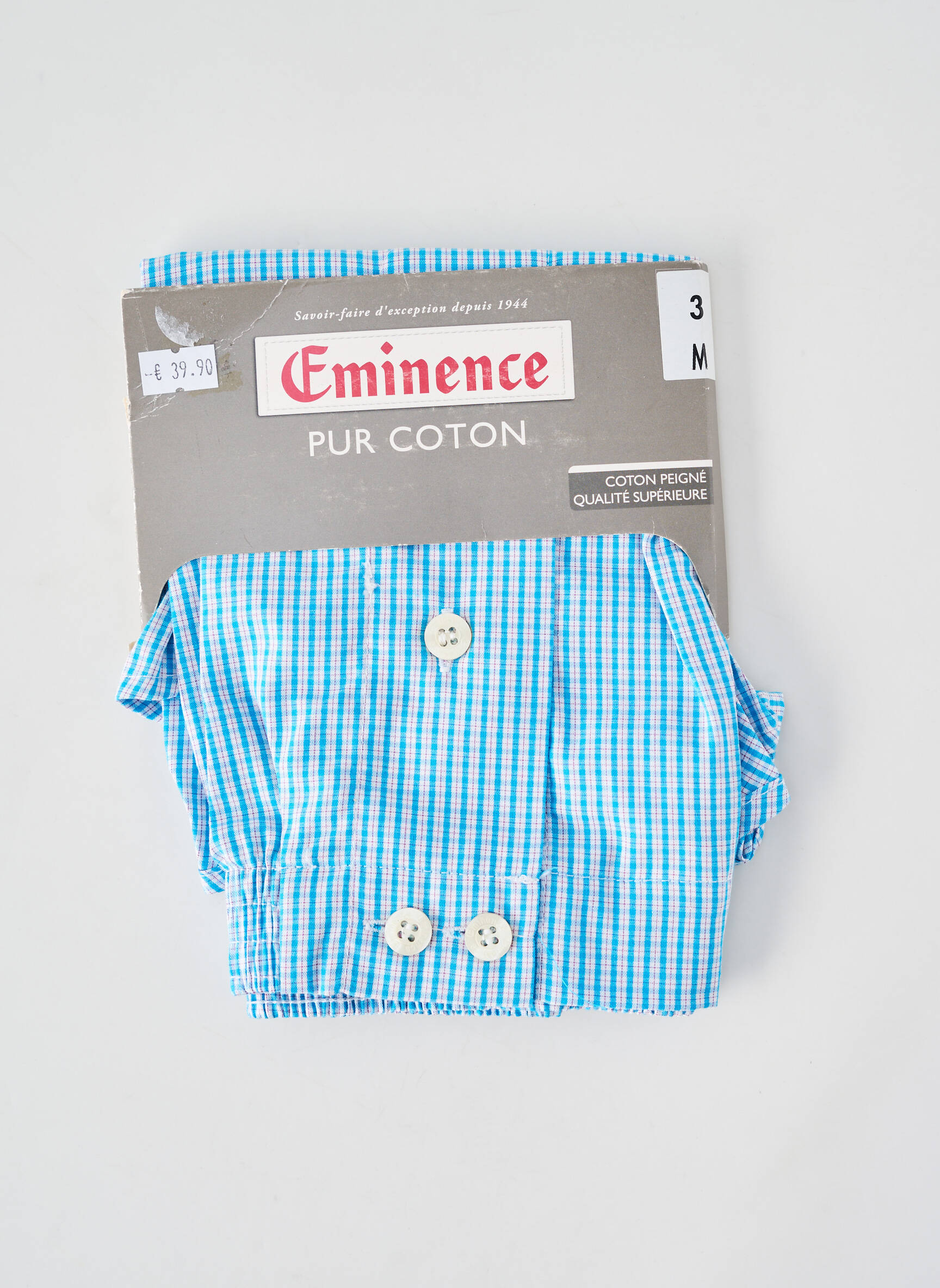 Caleçon imprimé fantaisie bleu EMINENCE homme