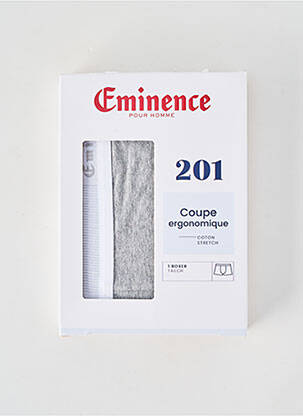Boxer stretch gris EMINENCE homme
