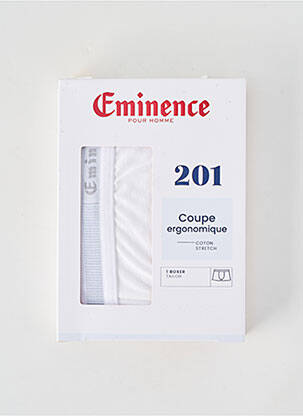 Boxer stretch blanc EMINENCE homme