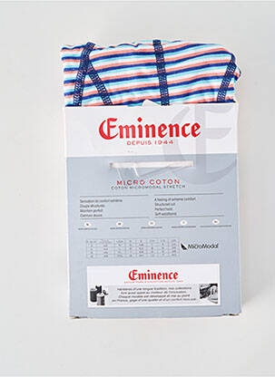 Boxer stretch bleu EMINENCE homme