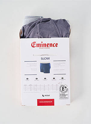Boxer stretch gris EMINENCE homme