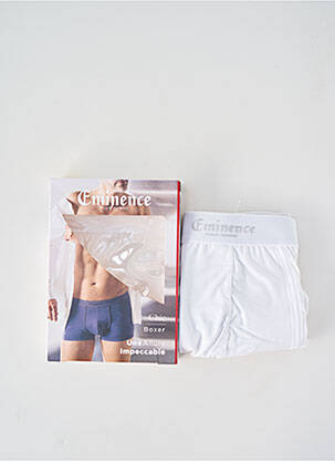 Boxer stretch blanc EMINENCE homme