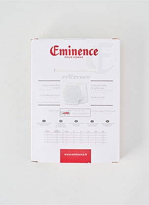 Boxer stretch blanc EMINENCE homme