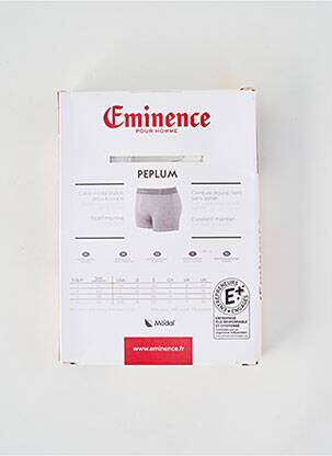 Boxer imprimé fantaisie bleu EMINENCE homme